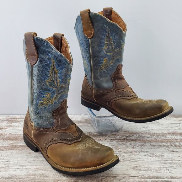 Potro Rebelde Square Toe Western Boots Mens 8 main image 6